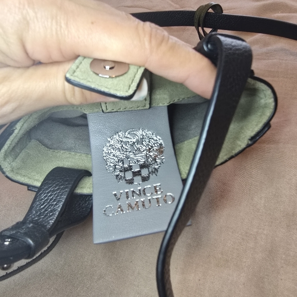 NWOT Vince Camuto army/sage green leather - Picture 13 of 15